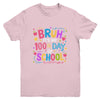Bruh It's My 100th Day Of School Celebration 100 Days Kids Youth Shirt | teecentury