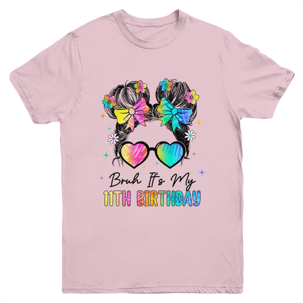 Bruh It's My 11th Birthday 11 Year Old 11th Birthday Girl Youth Shirt | teecentury