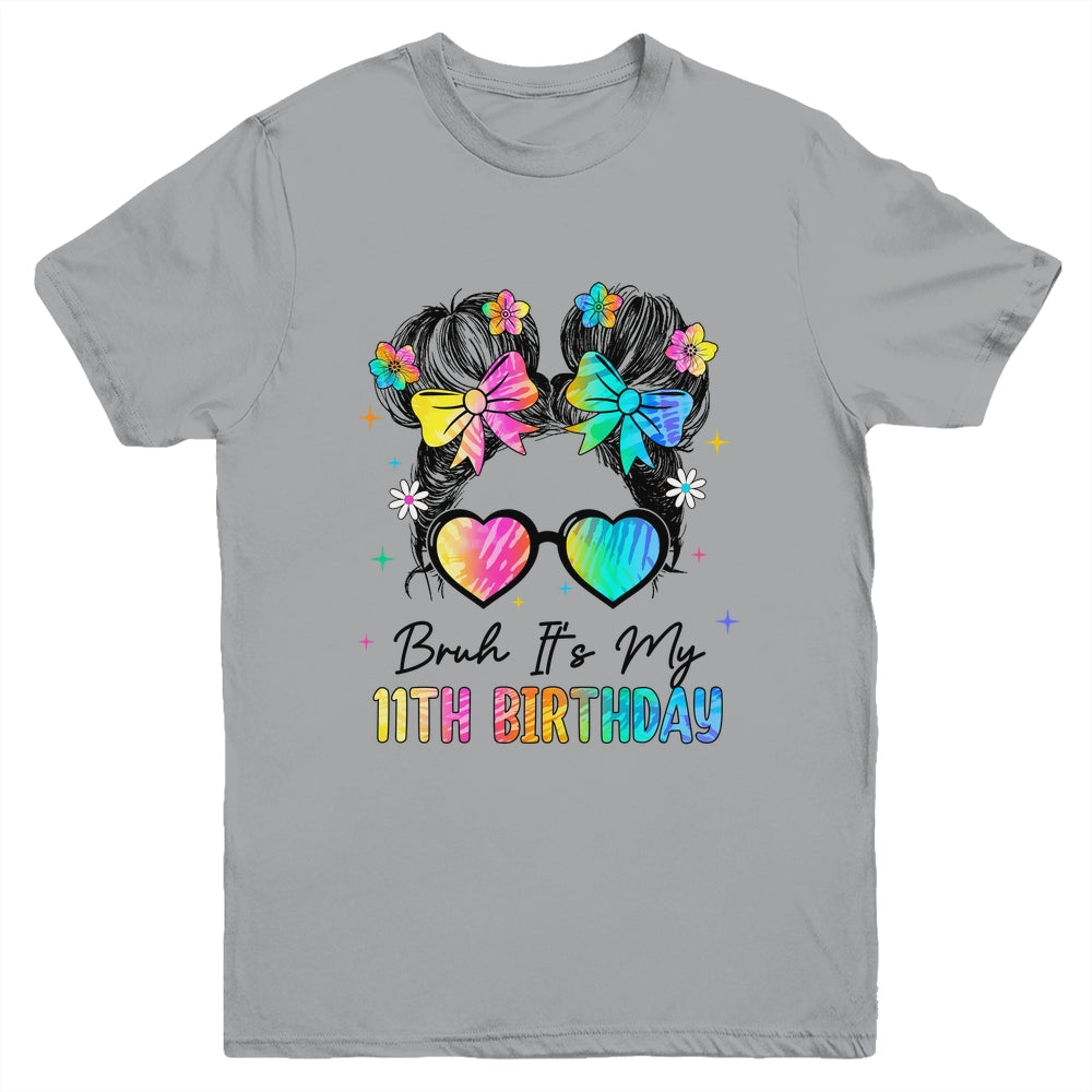 Bruh It's My 11th Birthday 11 Year Old 11th Birthday Girl Youth Shirt | teecentury