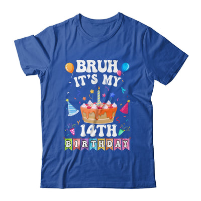 Bruh It's My 14th Birthday Cake 14 Year Old Birthday Funny Shirt & Hoodie | teecentury