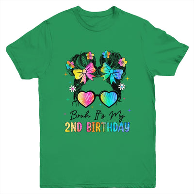 Bruh It's My 2nd Birthday 2 Year Old 2nd Birthday Girl Youth Shirt | teecentury