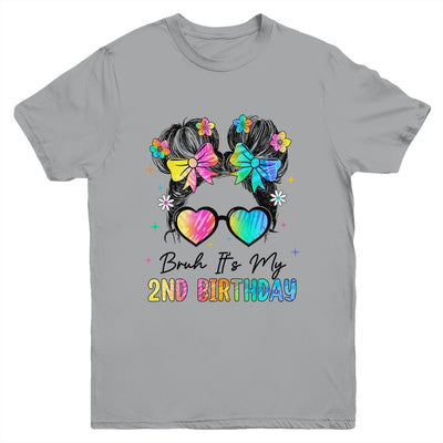 Bruh It's My 2nd Birthday 2 Year Old 2nd Birthday Girl Youth Shirt | teecentury