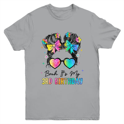 Bruh It's My 3rd Birthday 3 Year Old 3rd Birthday Girl Youth Shirt | teecentury