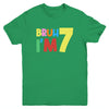 Bruh It's My 7th Birthday I'm 7 Year Old Birthday Party Youth Shirt | teecentury