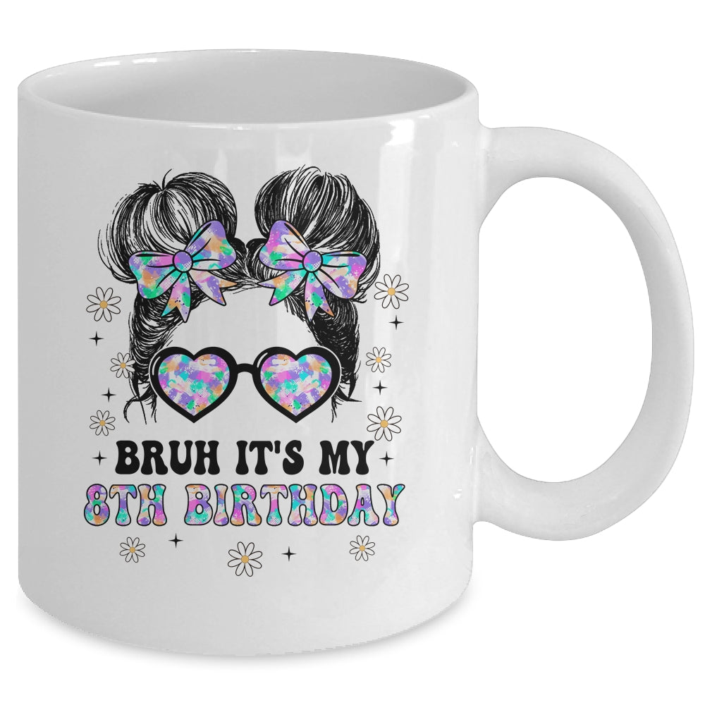 Bruh It's My 8th Birthday Cute Eight 8 Year Old Bday Girl Mug | teecentury