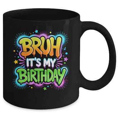 Bruh It's My Birthday Funny Birthday Boy Teen Gamer Meme Mug | teecentury
