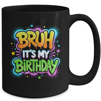 Bruh It's My Birthday Funny Birthday Boy Teen Gamer Meme Mug | teecentury