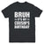 Bruh It's My Cousin's Birthday Funny Birthday Cousin Youth Shirt | teecentury