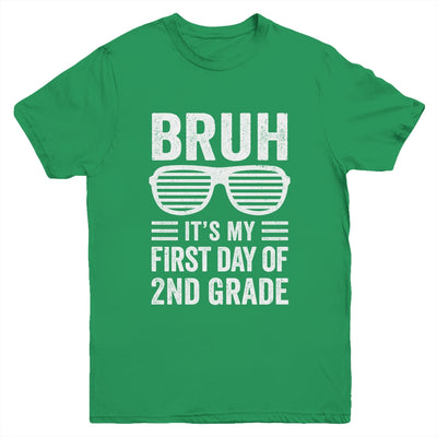 Bruh It's My First Day Of 2nd Grade Back To School Funny Youth Shirt | teecentury