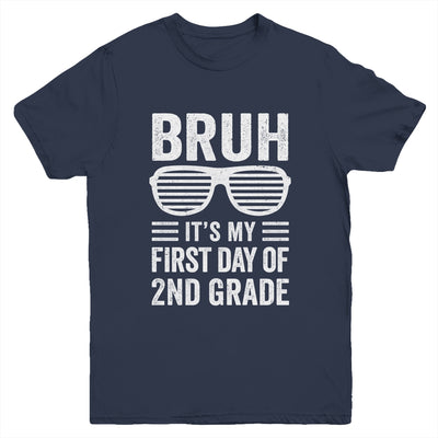 Bruh It's My First Day Of 2nd Grade Back To School Funny Youth Shirt | teecentury