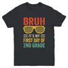 Bruh It's My First Day Of 2nd Grade Funny Back To School Boy Youth Shirt | teecentury