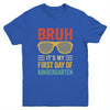 Bruh It's My First Day Of Kindergarten Funny Back To School Boy Youth Shirt | teecentury