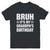 Bruh It's My Grandpa's Birthday Funny Birthday Grandpa Youth Shirt | teecentury