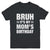 Bruh It's My Mom's Birthday Funny Birthday Mom Youth Shirt | teecentury