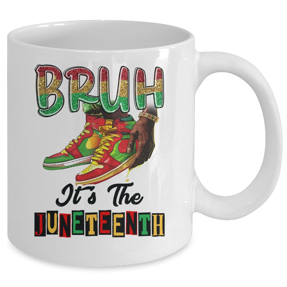 Bruh It's The Juneteenth 1865 African American Girls Boys Mug | teecentury