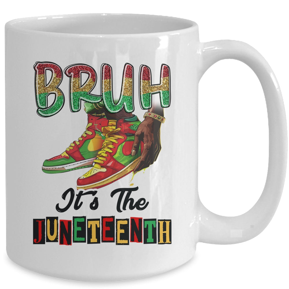 Bruh It's The Juneteenth 1865 African American Girls Boys Mug | teecentury