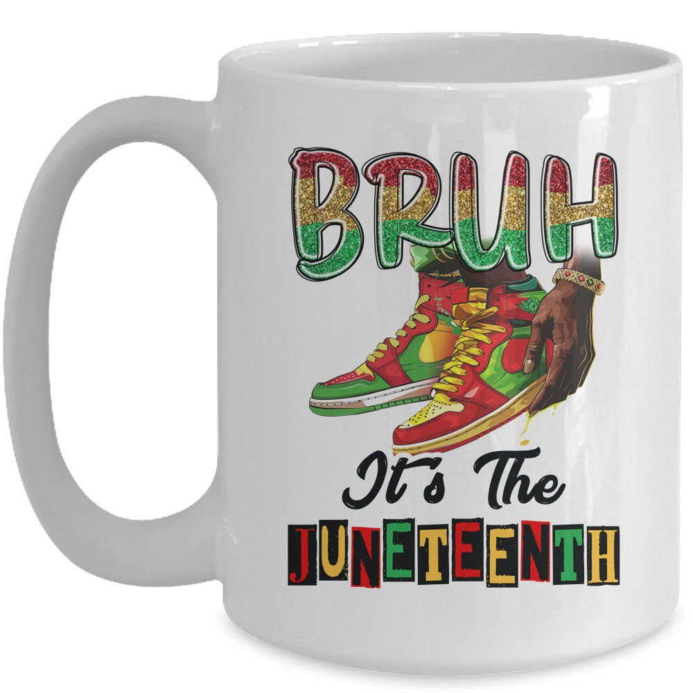 Bruh It's The Juneteenth 1865 African American Girls Boys Mug | teecentury