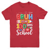 Bruh Its My 100 Days Of School 100th Day Of School Kids Boy Youth Shirt | teecentury