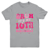 Bruh Its My 10th Birthday Pink 10 Year Old Coquette Groovy Youth Shirt | teecentury