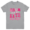 Bruh Its My 11th Birthday Pink 11 Year Old Coquette Groovy Youth Shirt | teecentury
