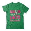 Bruh Its My 14th Birthday Pink 14 Year Old Coquette Groovy Shirt & Hoodie | teecentury