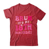 Bruh Its My 18th Birthday Pink 18 Year Old Coquette Groovy Shirt & Hoodie | teecentury