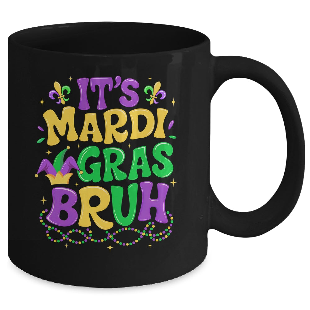 Bruh Mardi Gras Teens Boys Kids Mardi Gras Mug | teecentury
