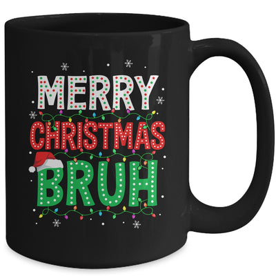 Bruh Meme Funny Saying Bro Greeting Teens Boys Men Christmas Mug | teecentury
