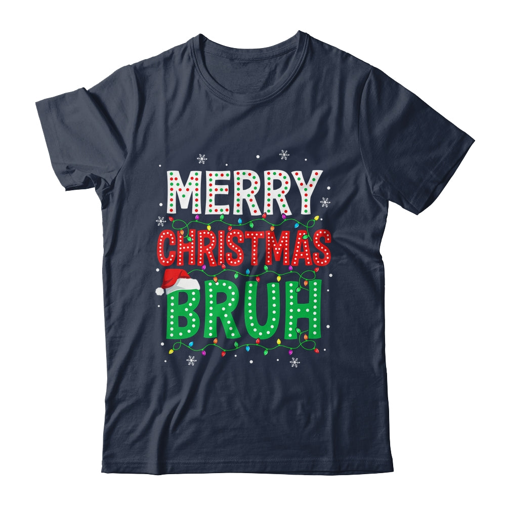 Bruh Meme Funny Saying Bro Greeting Teens Boys Men Christmas Shirt & Sweatshirt | teecentury
