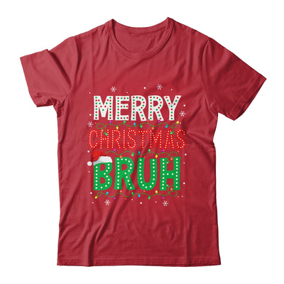 Bruh Meme Funny Saying Bro Greeting Teens Boys Men Christmas Shirt & Sweatshirt | teecentury