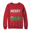 Bruh Meme Funny Saying Bro Greeting Teens Boys Men Christmas Shirt & Sweatshirt | teecentury