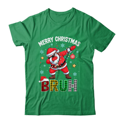 Bruh Merry Christmas Xmas Dabbing Santa Mens Boys Kids Shirt & Sweatshirt | teecentury