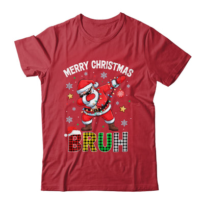 Bruh Merry Christmas Xmas Dabbing Santa Mens Boys Kids Shirt & Sweatshirt | teecentury