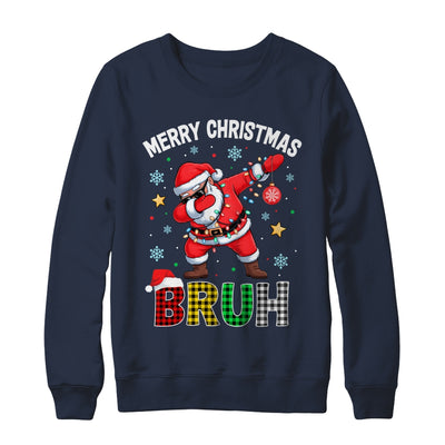 Bruh Merry Christmas Xmas Dabbing Santa Mens Boys Kids Shirt & Sweatshirt | teecentury