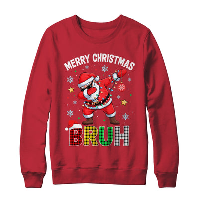 Bruh Merry Christmas Xmas Dabbing Santa Mens Boys Kids Shirt & Sweatshirt | teecentury