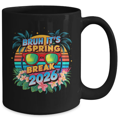 Bruh Spring Break 2026 Vacation Retro Family Friends Trip Mug | teecentury