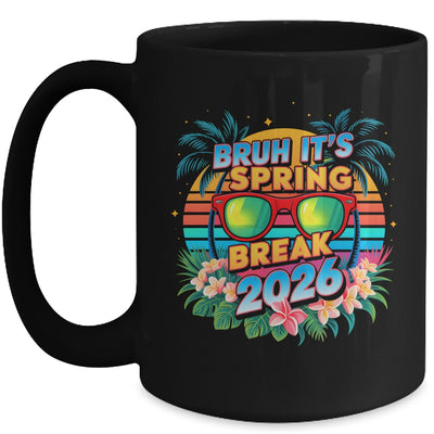 Bruh Spring Break 2026 Vacation Retro Family Friends Trip Mug | teecentury