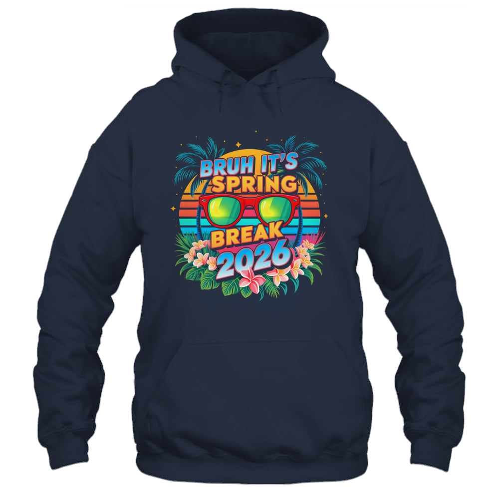 Bruh Spring Break 2026 Vacation Retro Family Friends Trip Shirt & Tank Top | teecentury