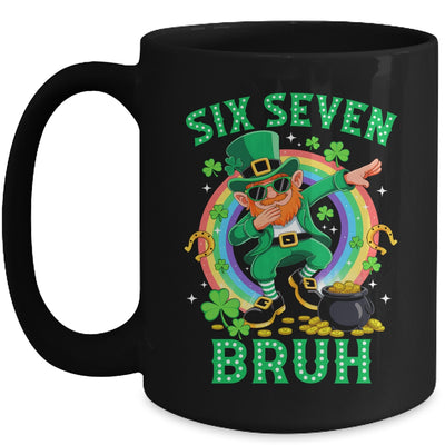 Bruh St Patricks Day Six Seven Kids Boys Men Women 67 Meme Mug | teecentury