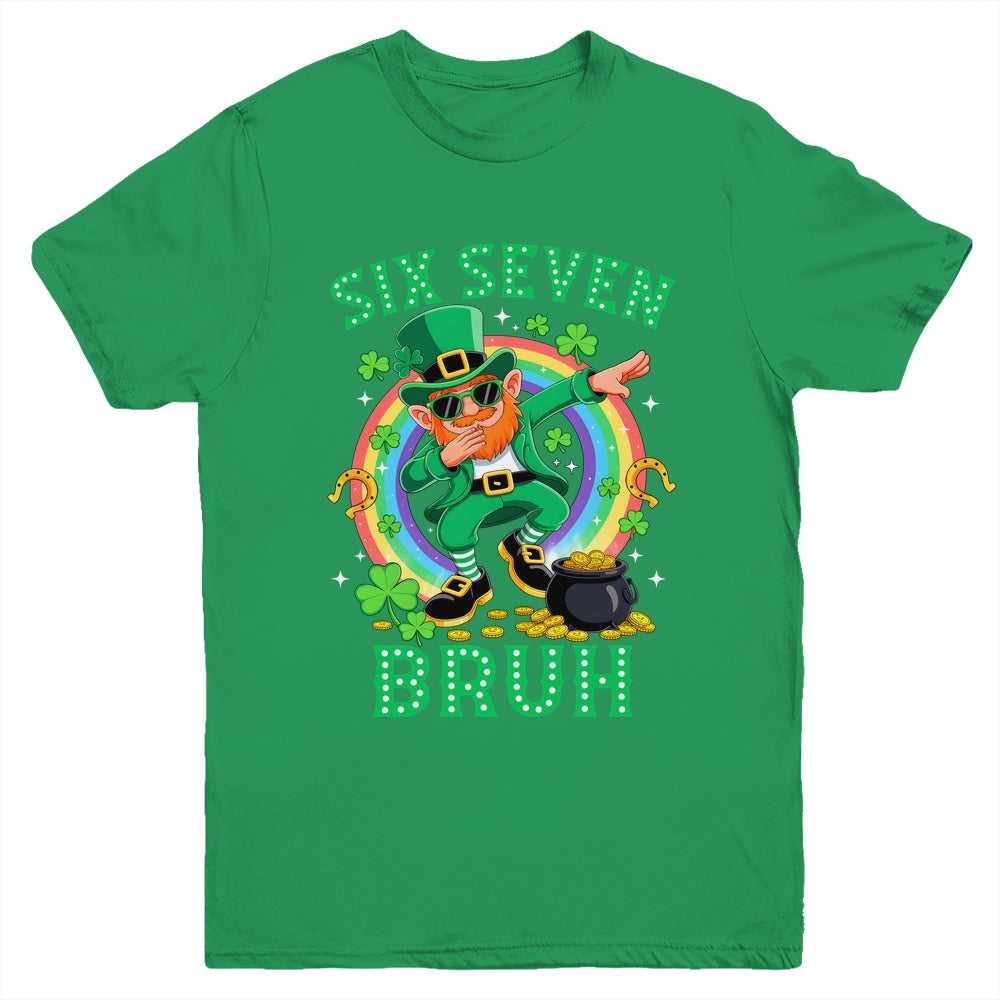 Bruh St Patricks Day Six Seven Kids Boys Men Women 67 Meme Youth Shirt | teecentury