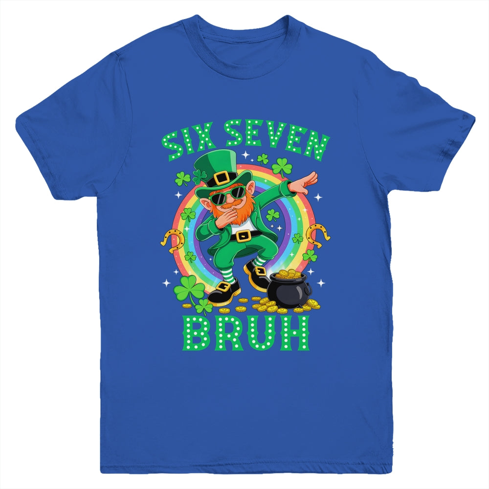 Bruh St Patricks Day Six Seven Kids Boys Men Women 67 Meme Youth Shirt | teecentury
