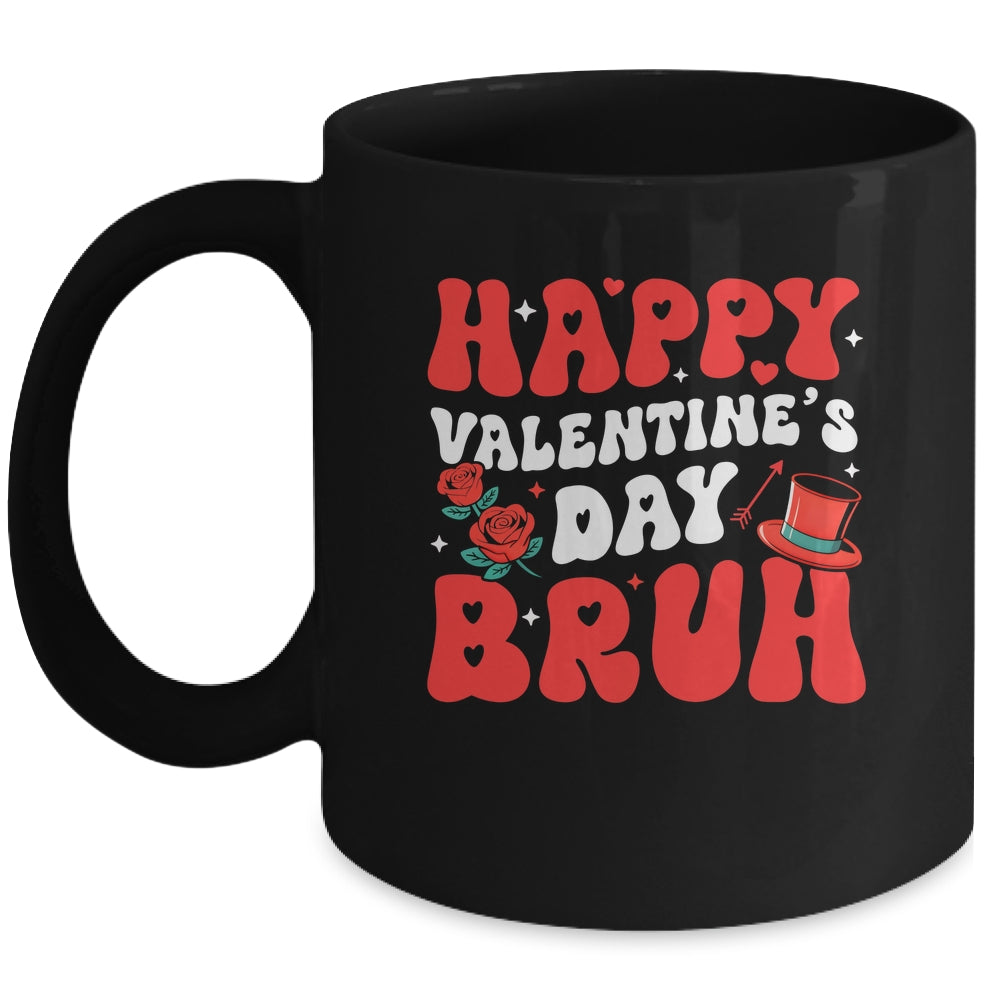 Bruh Valentines Day Teens Boys Kids Heart Valentine Mug | teecentury