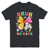 Bruh We Back Fourth Grade Pencil Bow Back To School 4th Grade Youth Shirt | teecentury
