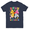 Bruh We Back Fourth Grade Pencil Bow Back To School 4th Grade Youth Shirt | teecentury