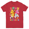 Bruh We Back Sixth Grade Pencil Bow Back To School 6th Grade Youth Shirt | teecentury