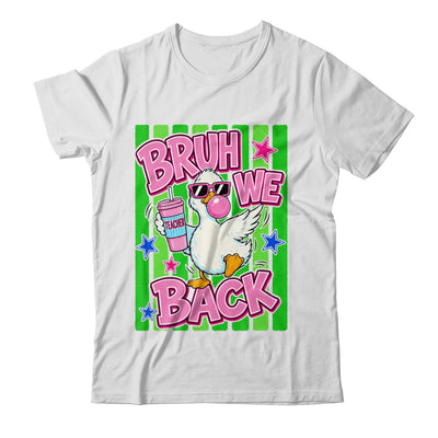 Bruh We Back Teacher Goose Teacher Funny Back To School Shirt & Hoodie | teecentury