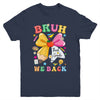 Bruh We Back Third Grade Pencil Bow Back To School 3rd Grade Youth Shirt | teecentury