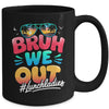 Bruh We Out Funny Last Day Of School Lunch Lady Summer Mug | teecentury