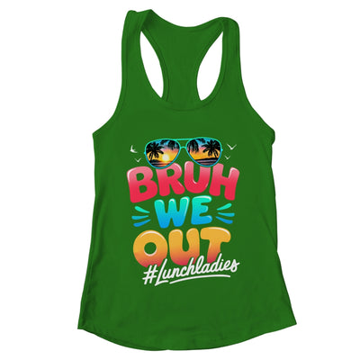 Bruh We Out Funny Last Day Of School Lunch Lady Summer Shirt & Tank Top | teecentury