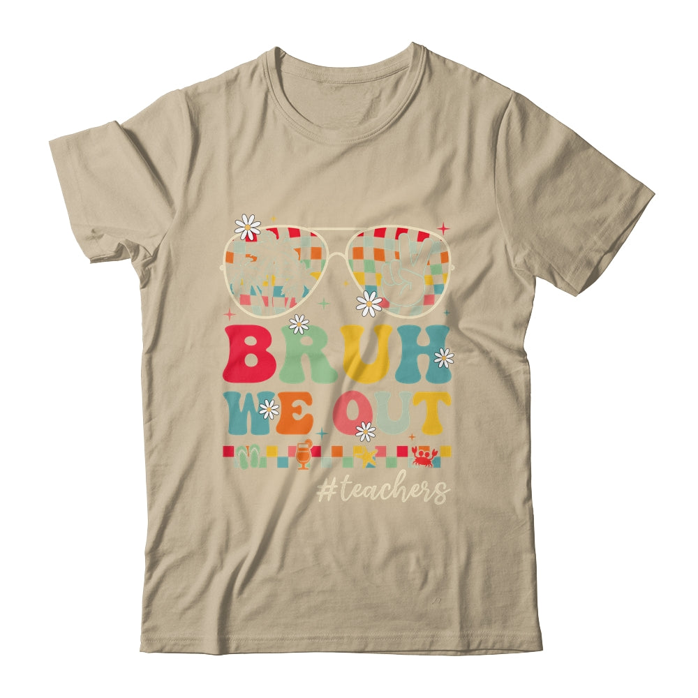 Bruh We Out Teachers End Of School Year Teacher Summer Shirt & Tank Top | teecentury